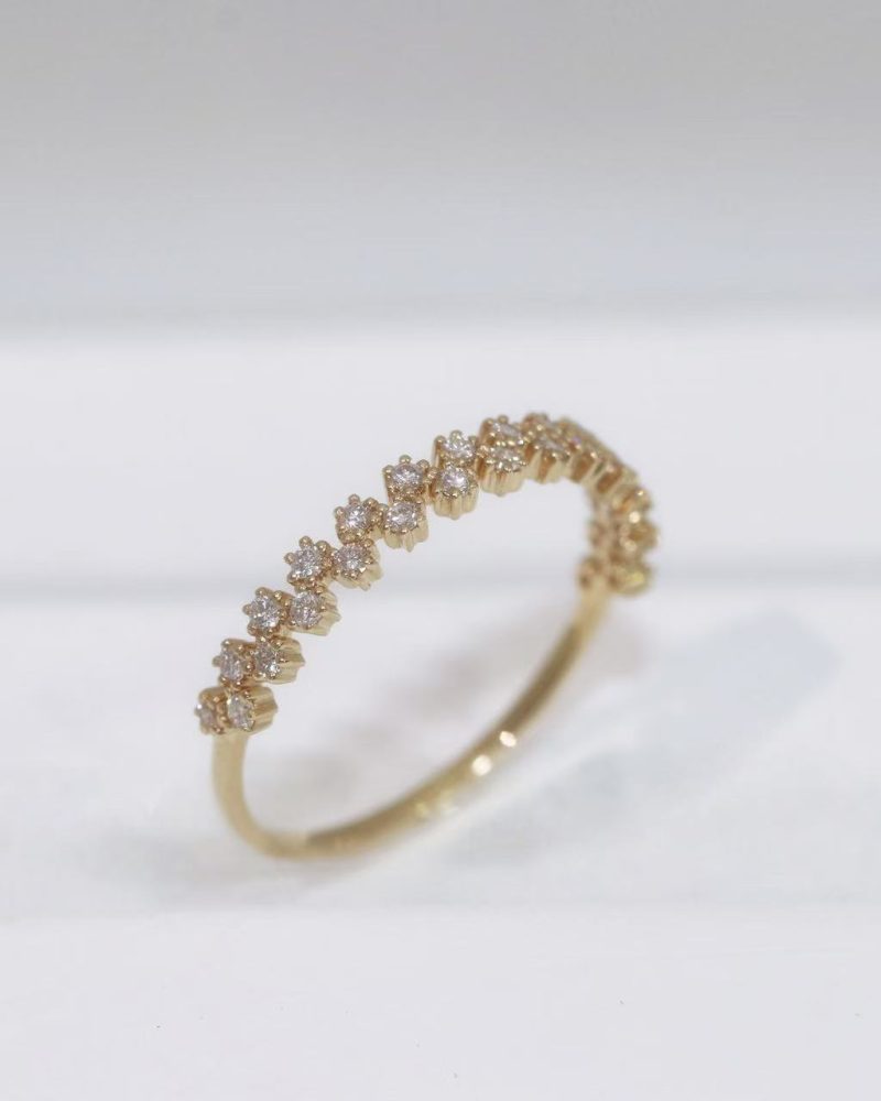 Zig Zag Diamond Ring