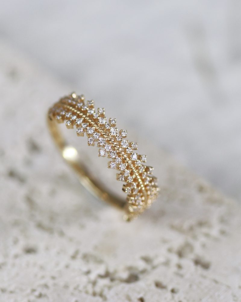 Lace Diamond Ring