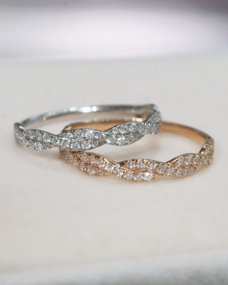 Twist Diamond Ring