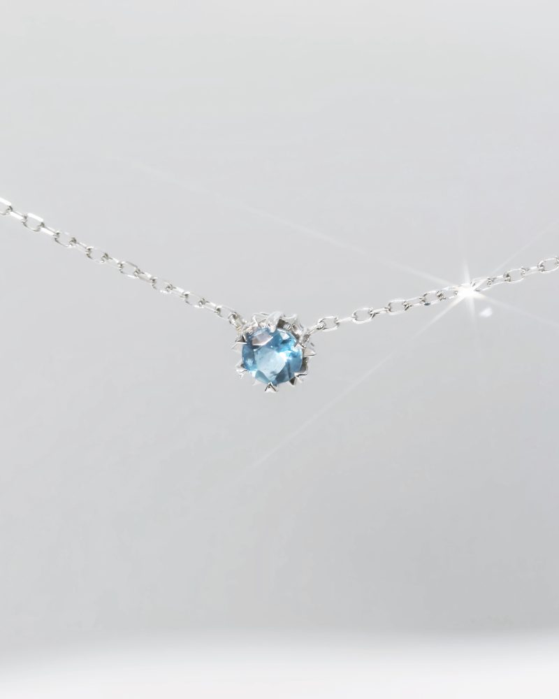 0.20ct Aquamarine Necklace