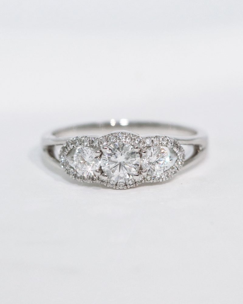 Three-Stone Diamond Ring