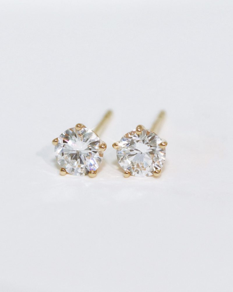 0.50ct + 0.50ct Diamond Stud Earrings
