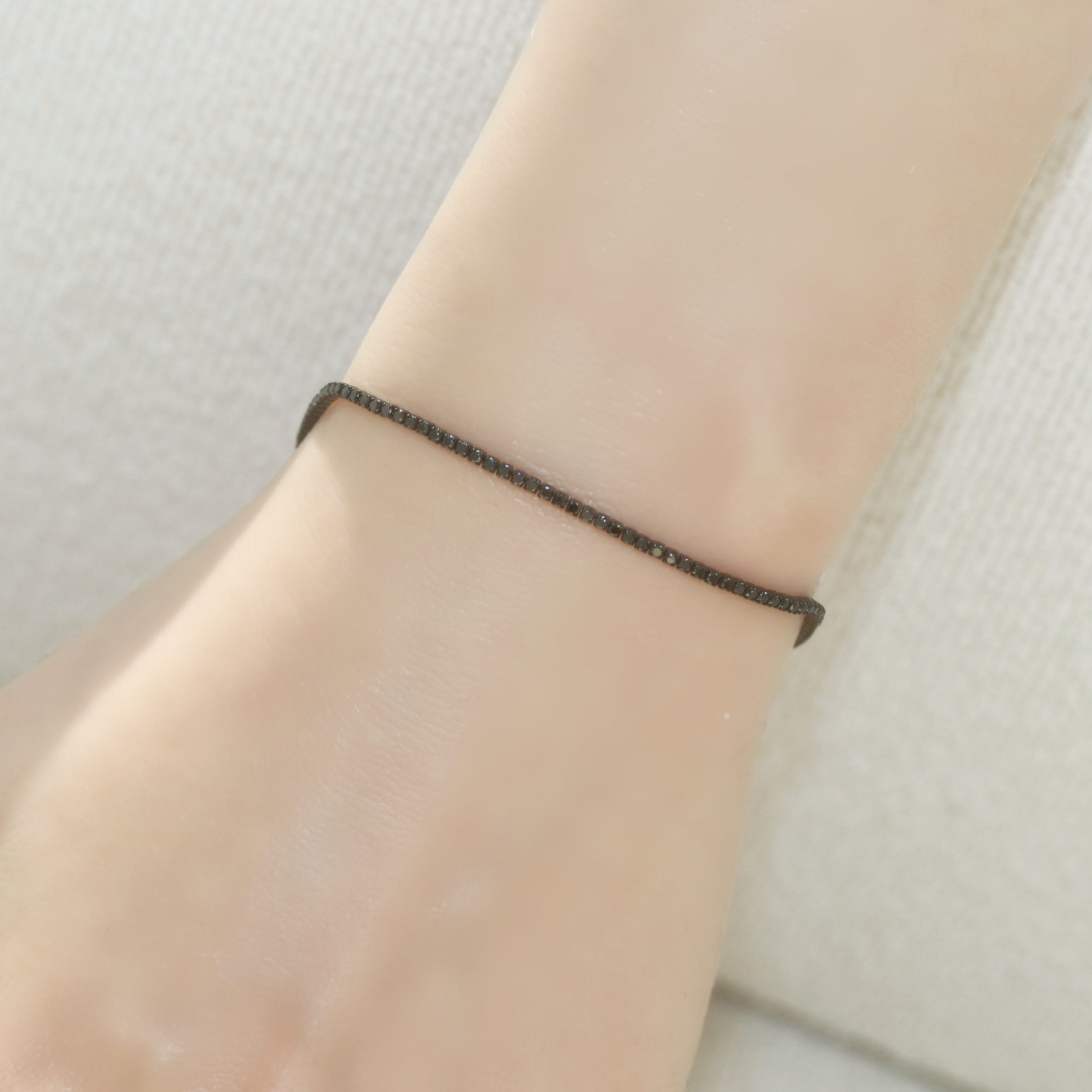 Diamond Snake Chain Tennis Bracelet - Image 7