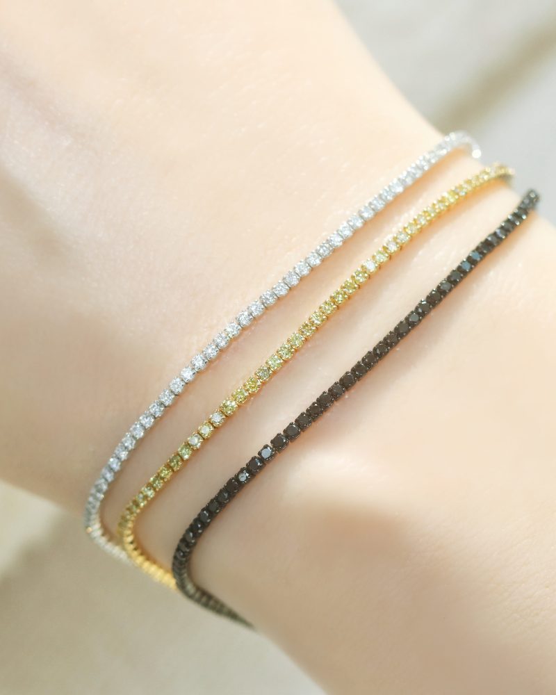 Diamond Snake Chain Tennis Bracelet