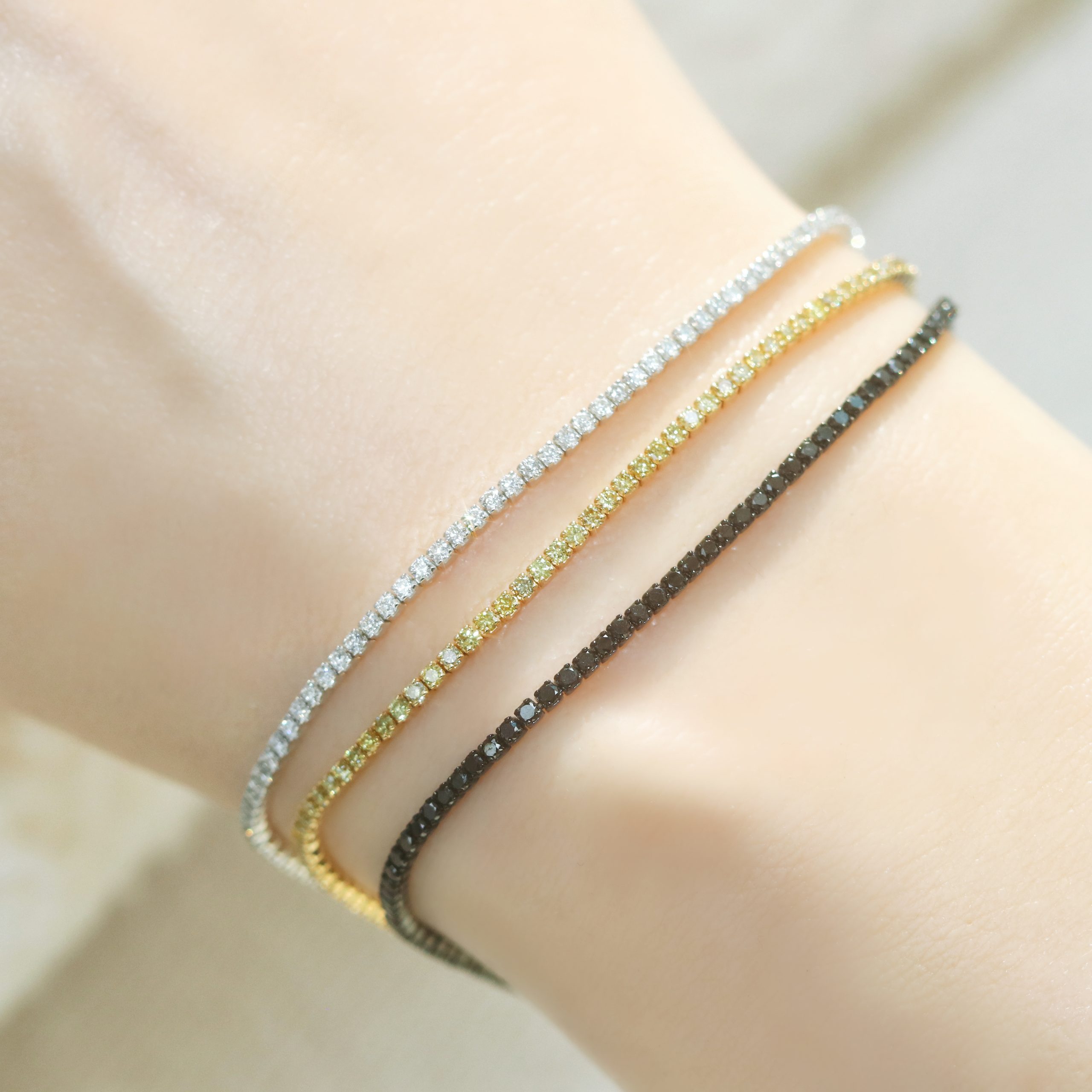 Diamond Snake Chain Tennis Bracelet