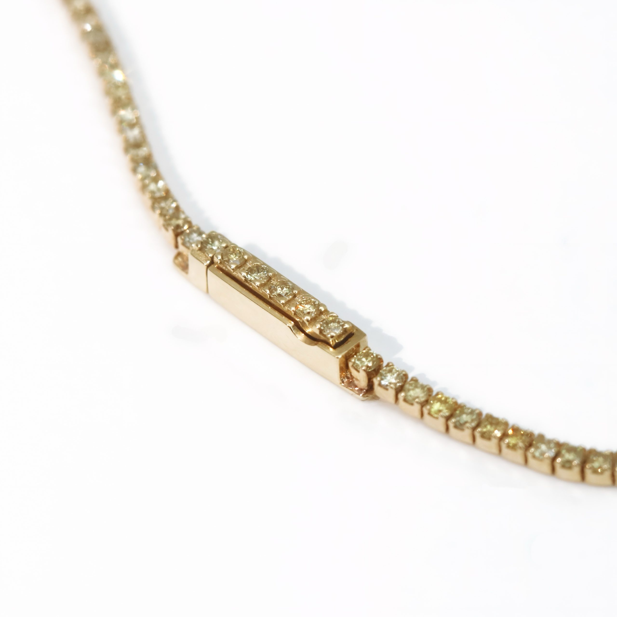 Diamond Snake Chain Tennis Bracelet - Image 10