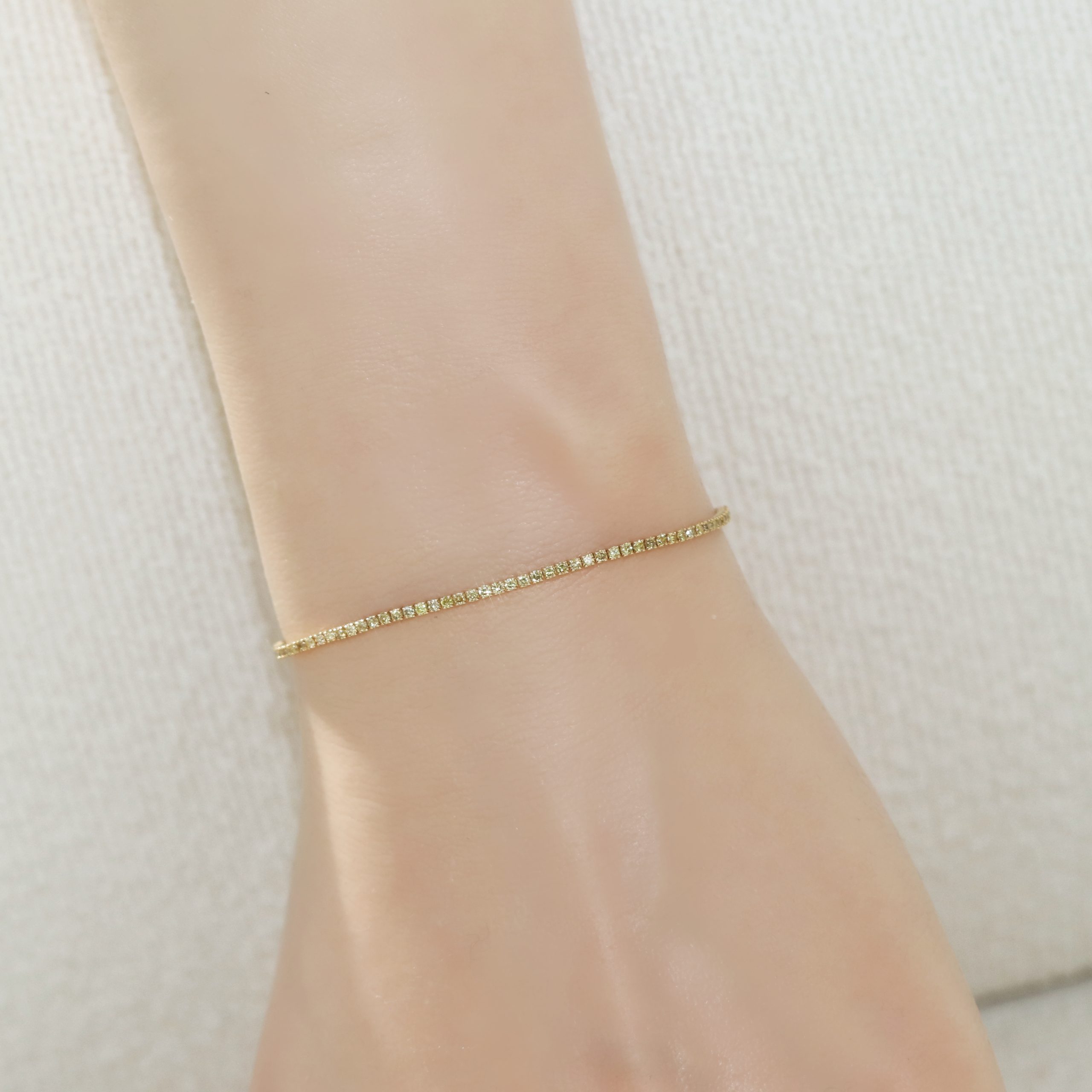 Diamond Snake Chain Tennis Bracelet - Image 5