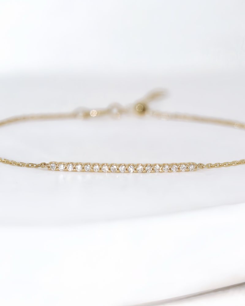 Diamond Bar Bracelet