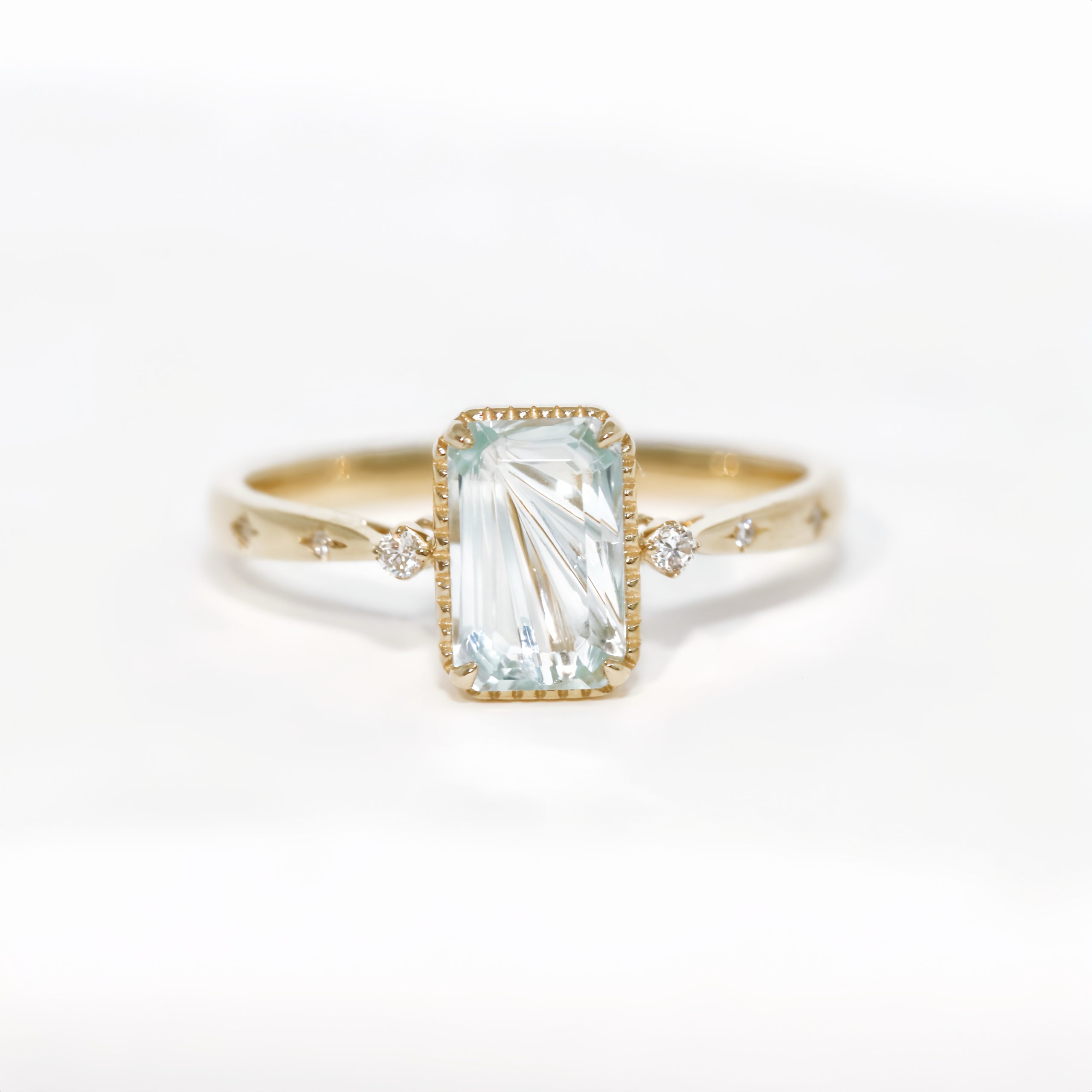 Kiriko Brazilianite Diamond Ring