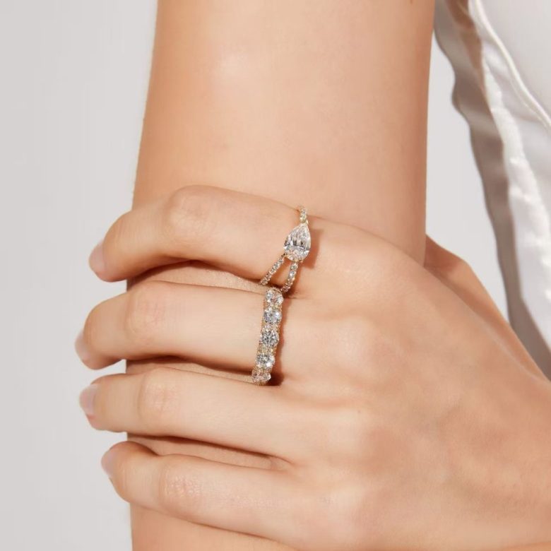 Five Stone Half Eternity Diamond Ring - Image 4