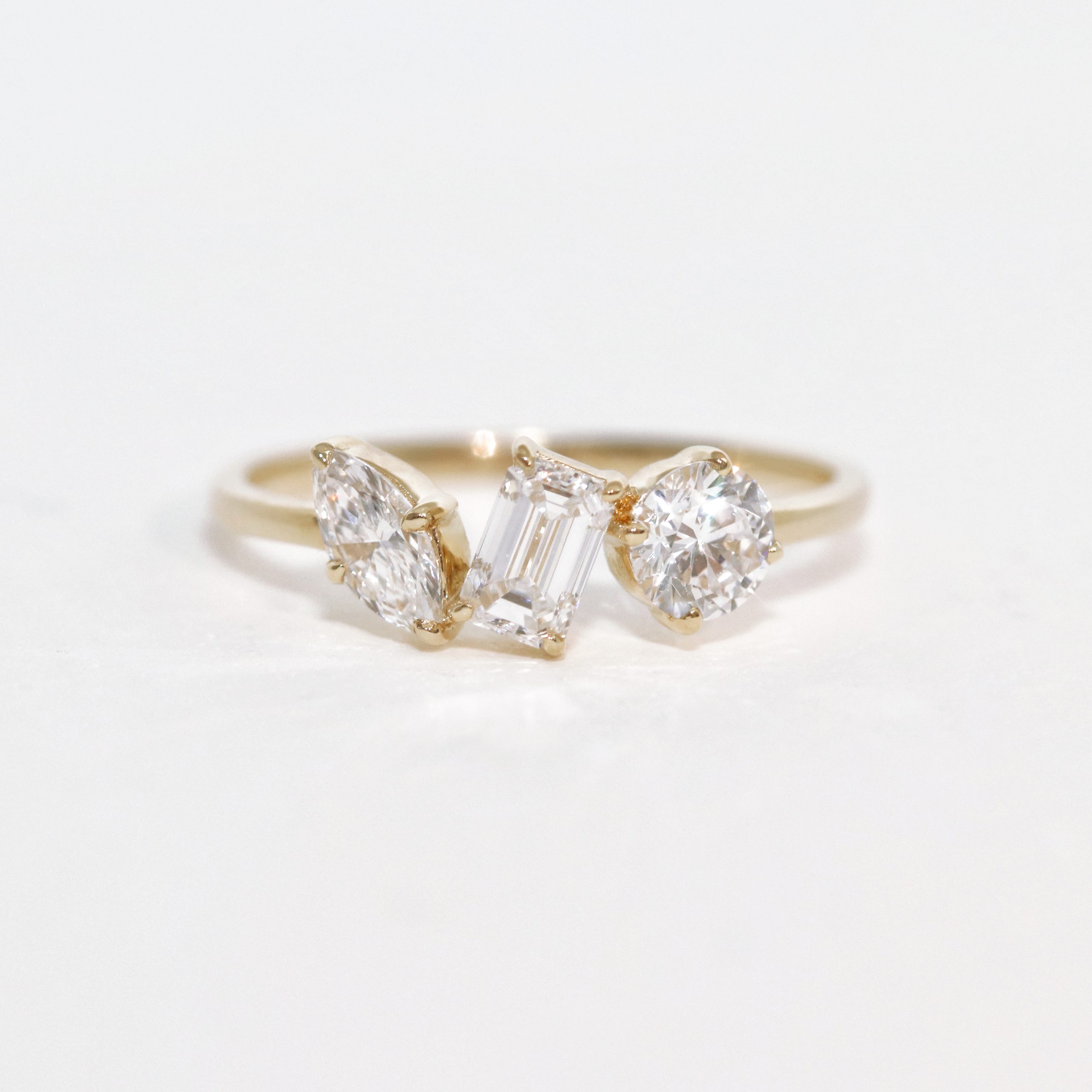 Three Stone Diamond Ring