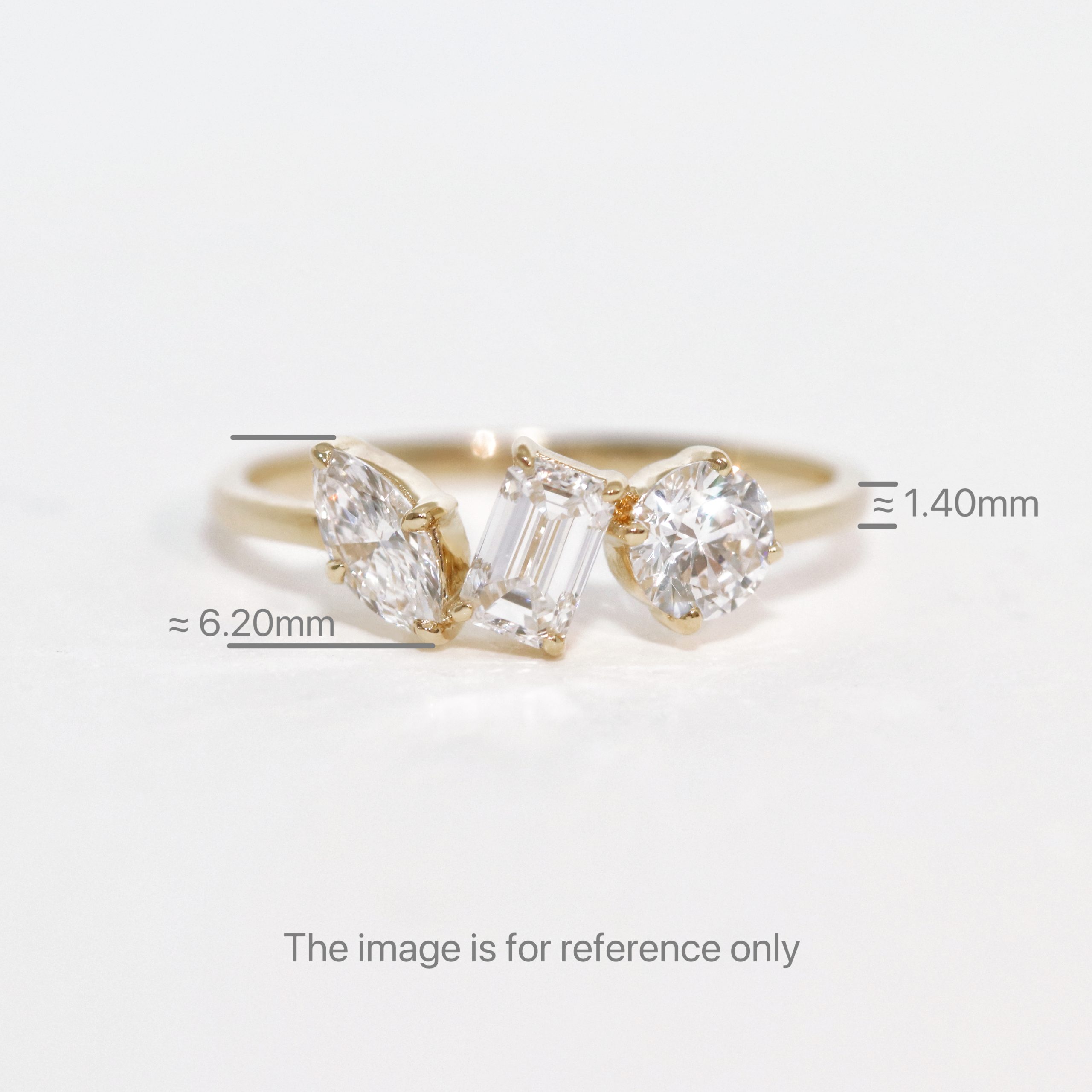 Three Stone Diamond Ring - Image 6