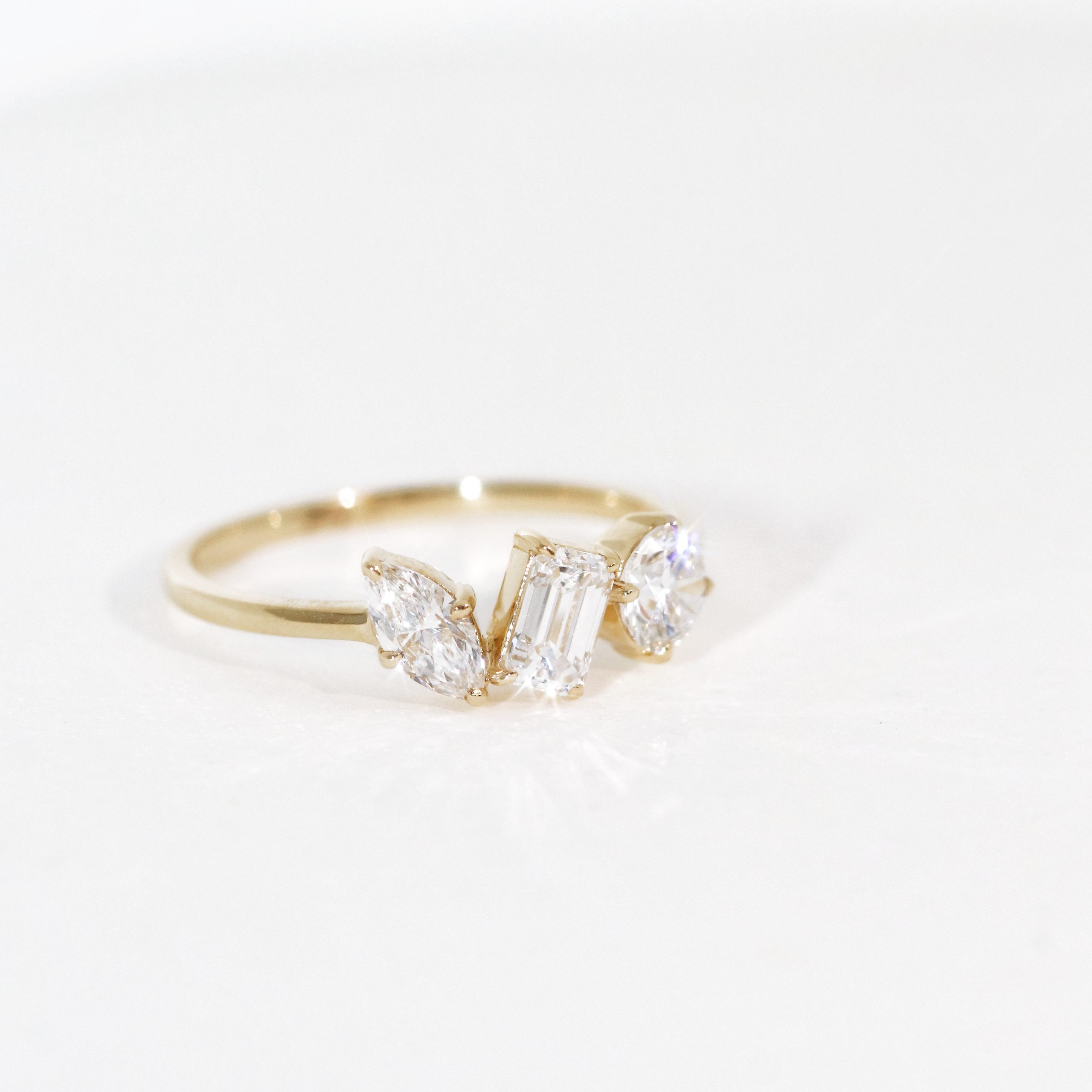 Three Stone Diamond Ring - Image 2