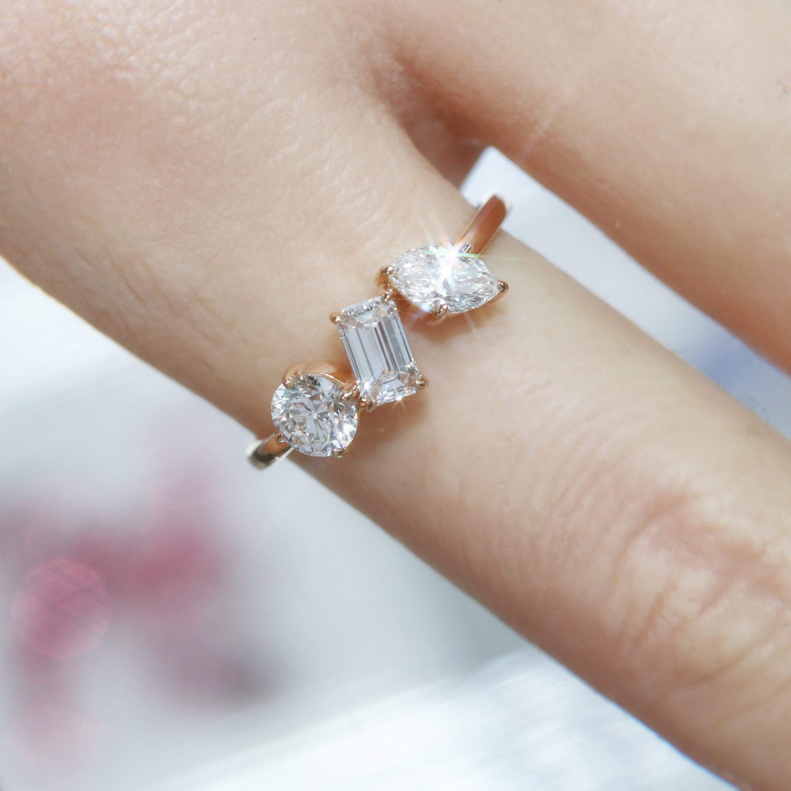 Three Stone Diamond Ring - Image 5