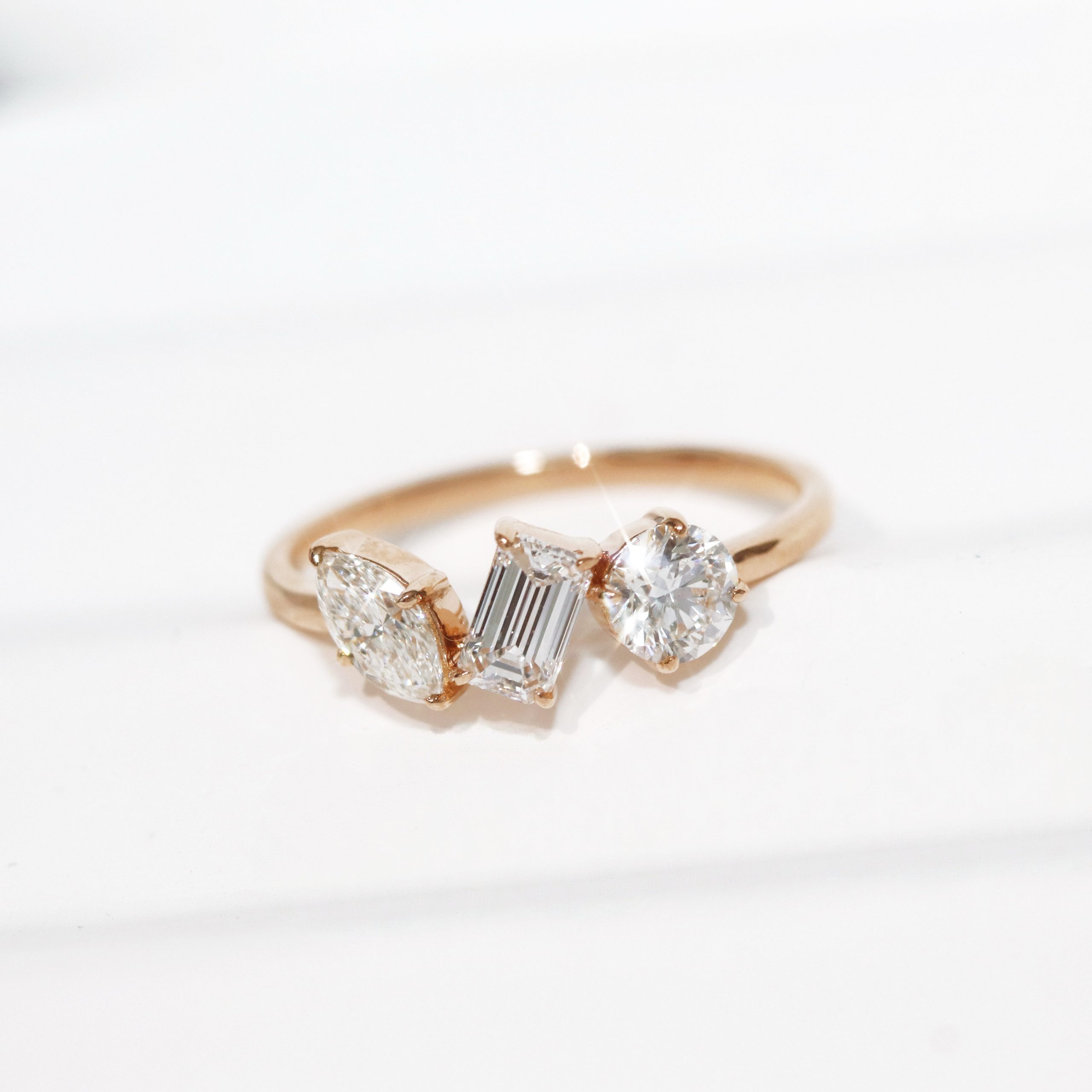 Three Stone Diamond Ring - Image 4