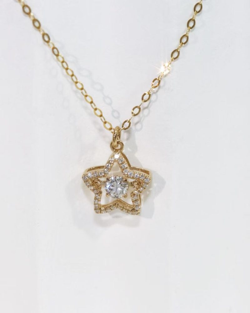 Star Dancing Diamond Necklace