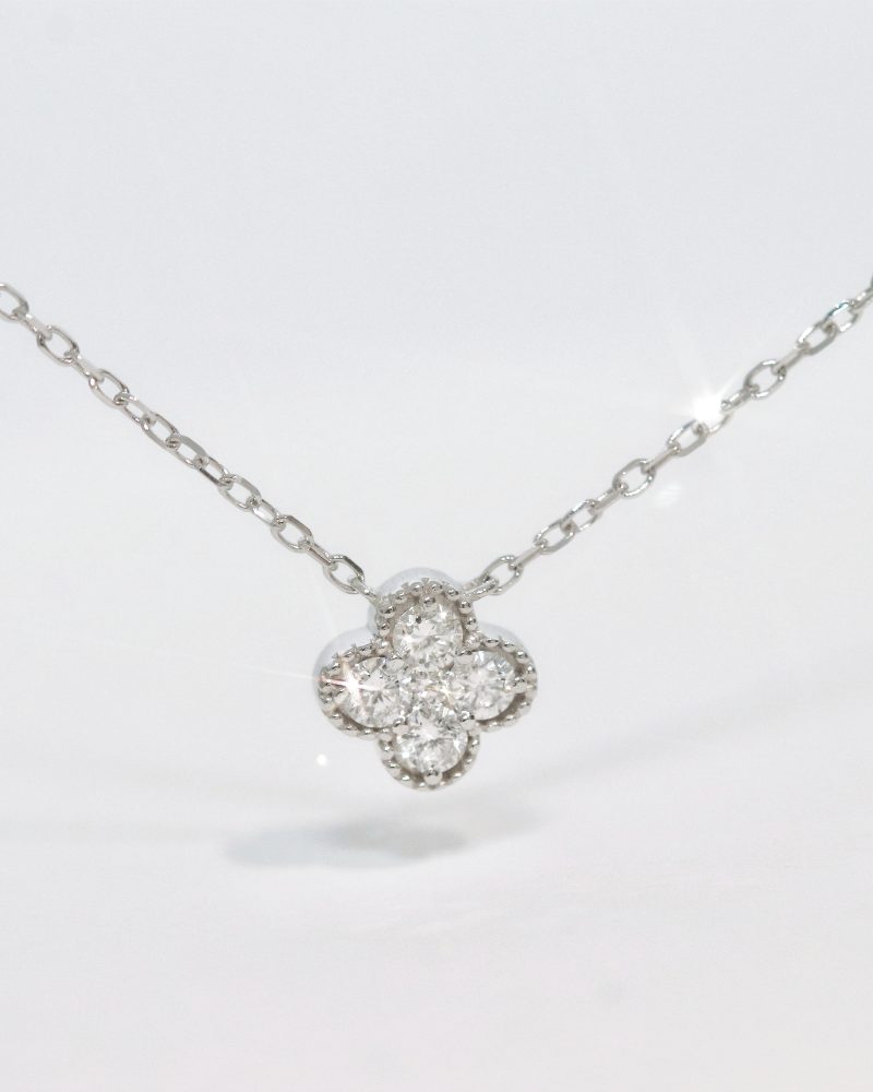 Four-Leaf Clover Diamond Necklace