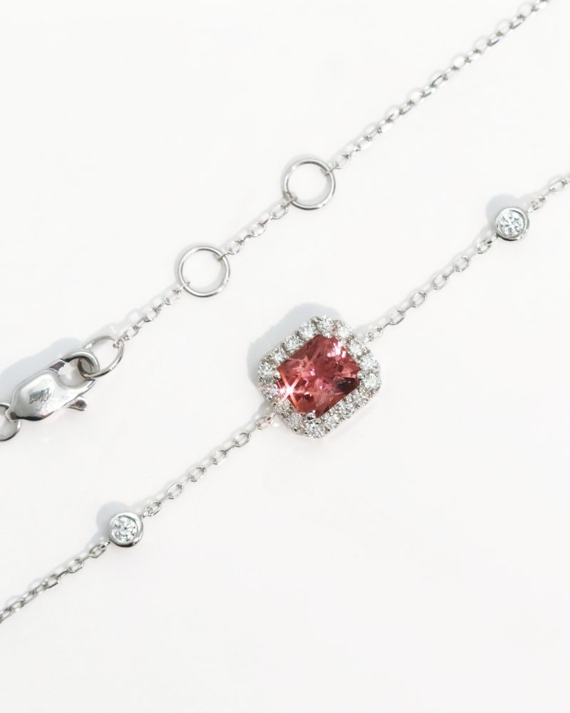 Tourmaline & Diamond Bracelet