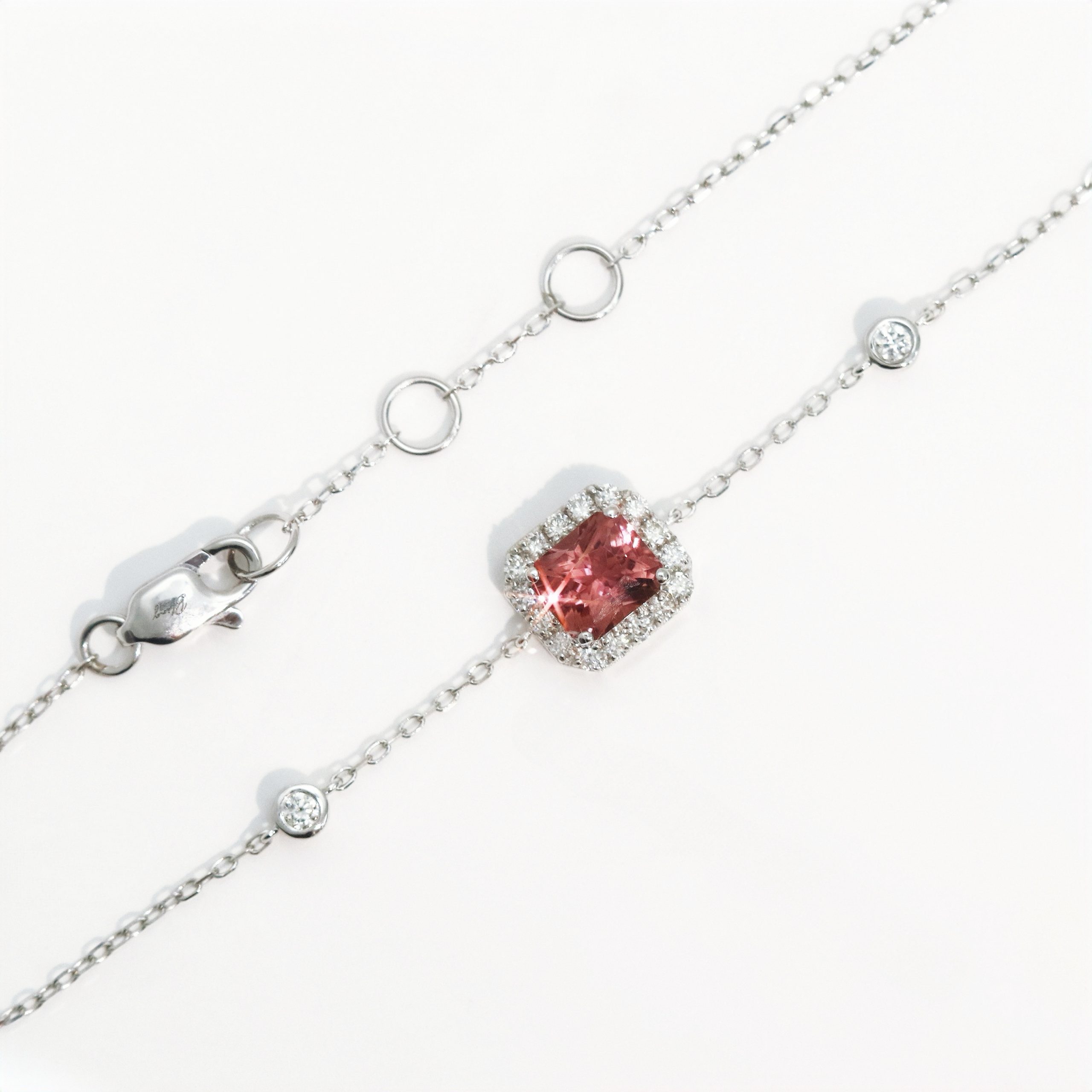 Tourmaline & Diamond Bracelet