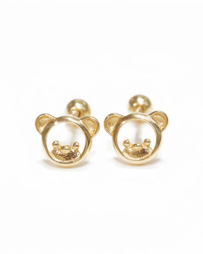 Teddy Bear Stud Earrings